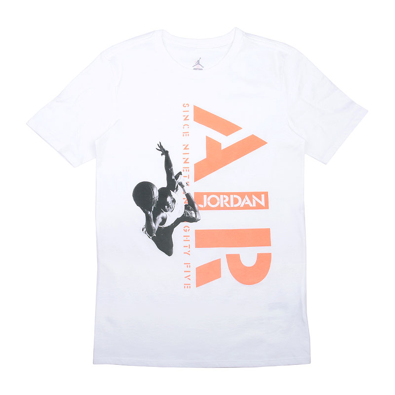 мужская белая футболка Jordan Since 725021-101 - цена, описание, фото 1